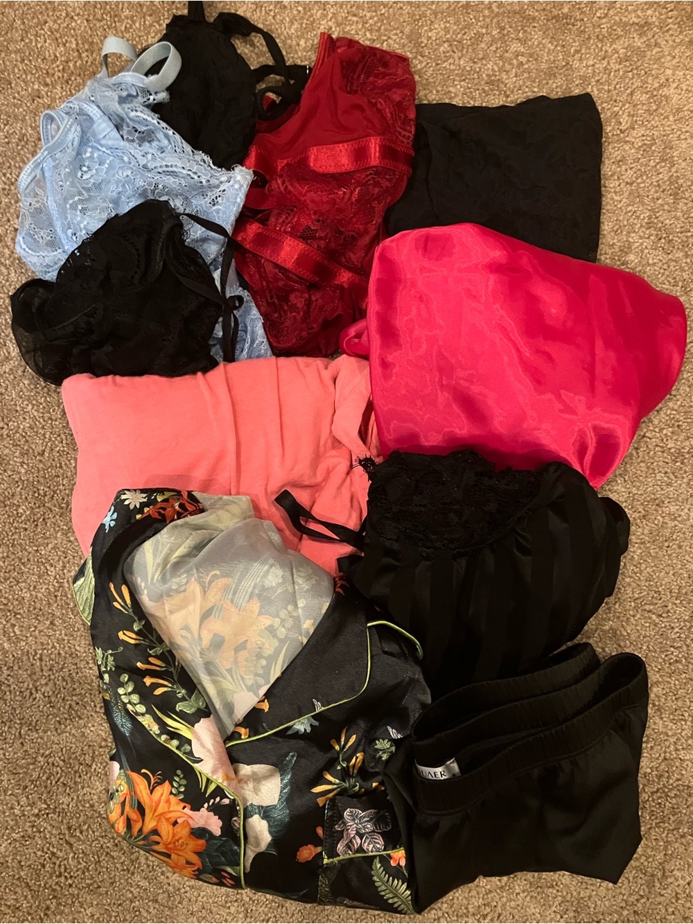 10 piece lingerie lot! Many styles/colors Victoria’s Secret, others
